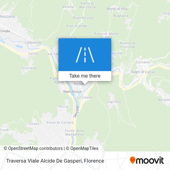 Traversa Viale Alcide De Gasperi map