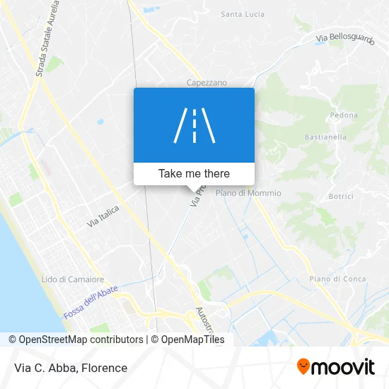 Via C. Abba map