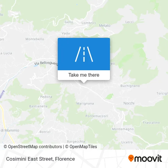 Cosimini East Street map