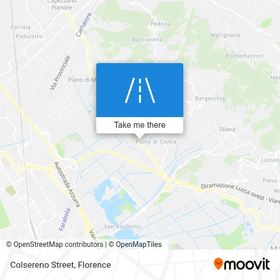 Colsereno Street map