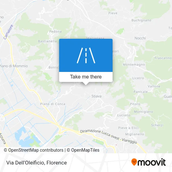 Via Dell'Oleificio map