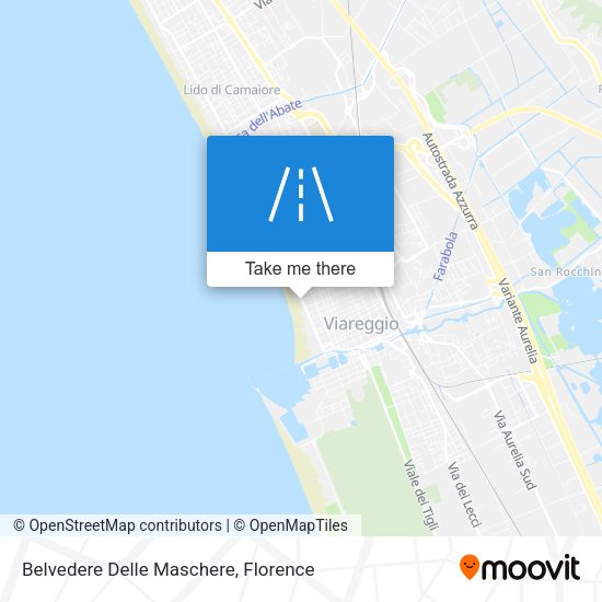 Belvedere Delle Maschere map