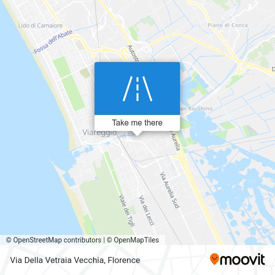Via Della Vetraia Vecchia map