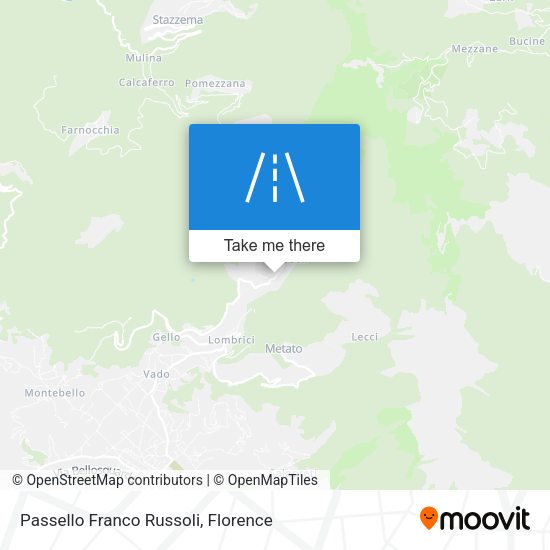 Passello Franco Russoli map