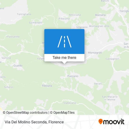 Via Del Molino Seconda map