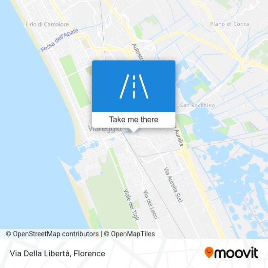 Via Della Libertà map