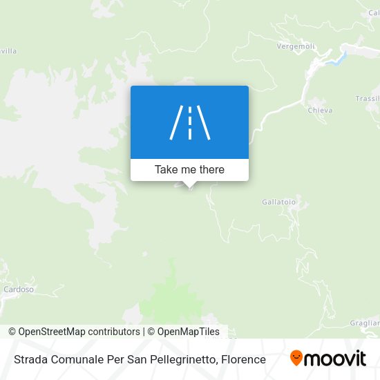 Strada Comunale Per San Pellegrinetto map
