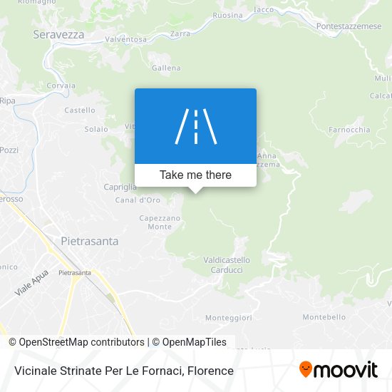 Vicinale Strinate Per Le Fornaci map