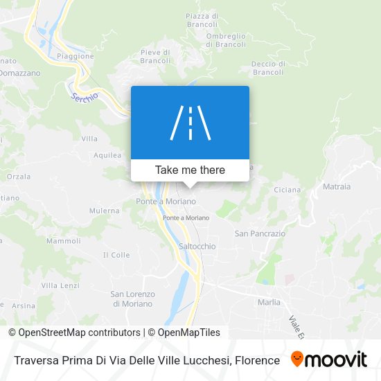 Traversa Prima Di Via Delle Ville Lucchesi map