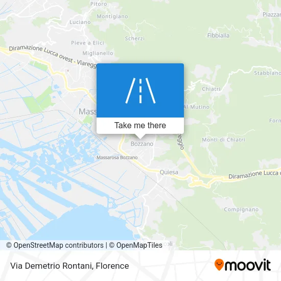 Via Demetrio Rontani map