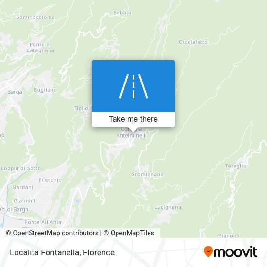 Località Fontanella map