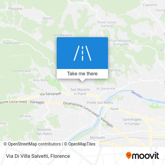 Via Di Villa Salvetti map