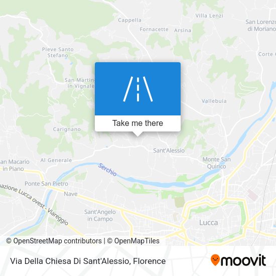Via Della Chiesa Di Sant'Alessio map