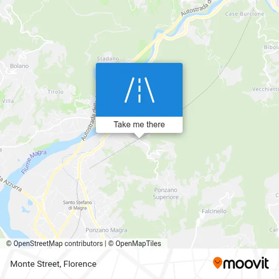Monte Street map