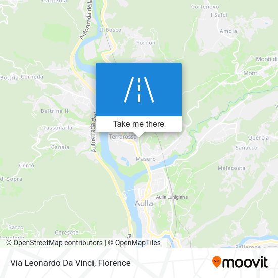 Via Leonardo Da Vinci map