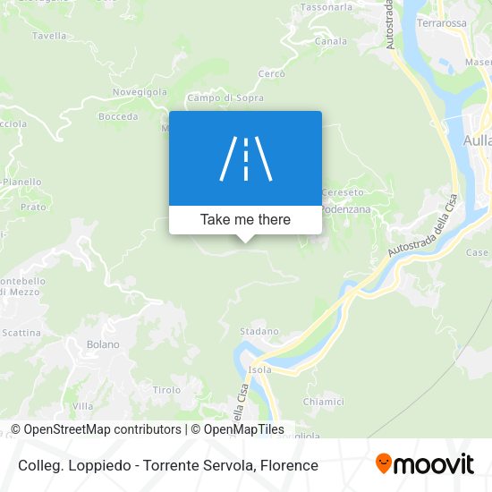 Colleg. Loppiedo - Torrente Servola map