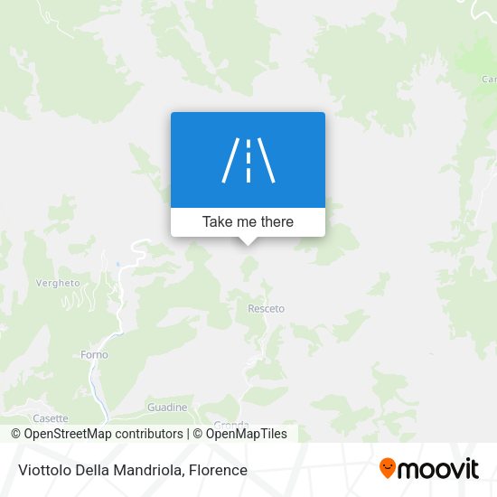 Viottolo Della Mandriola map