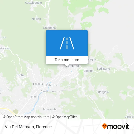 Via Del Mercato map