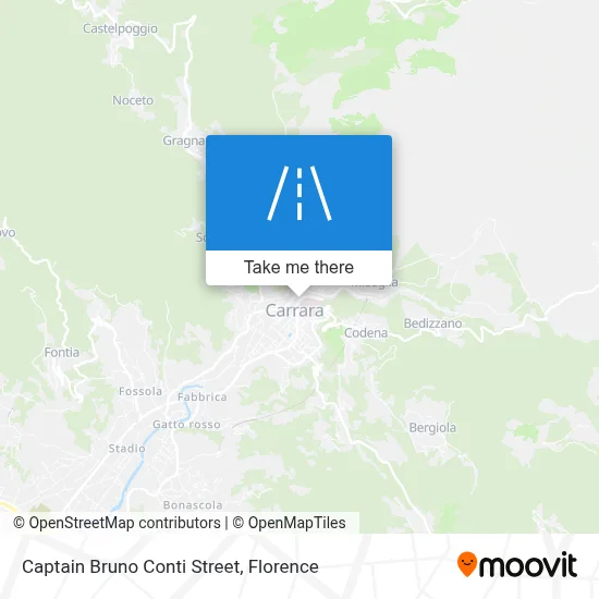 Captain Bruno Conti Street map