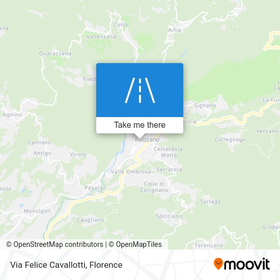 Via Felice Cavallotti map