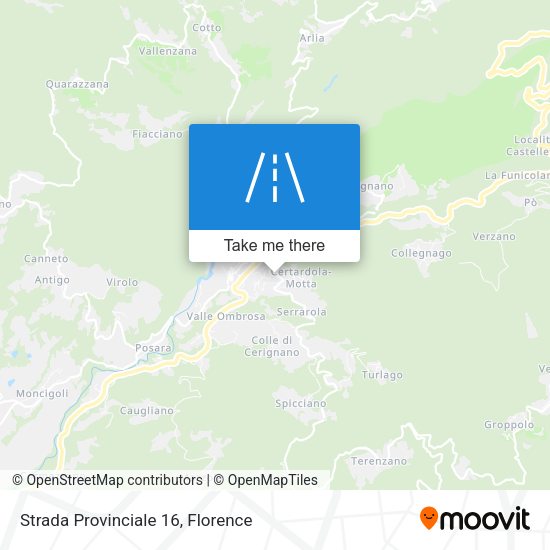 Strada Provinciale 16 map