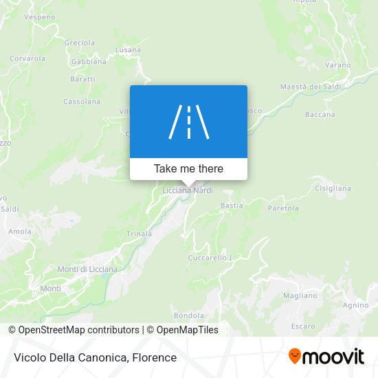 Vicolo Della Canonica map