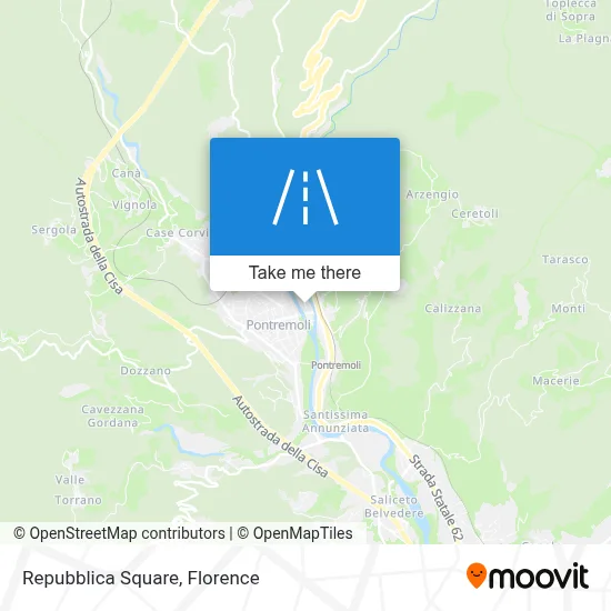 Repubblica Square map