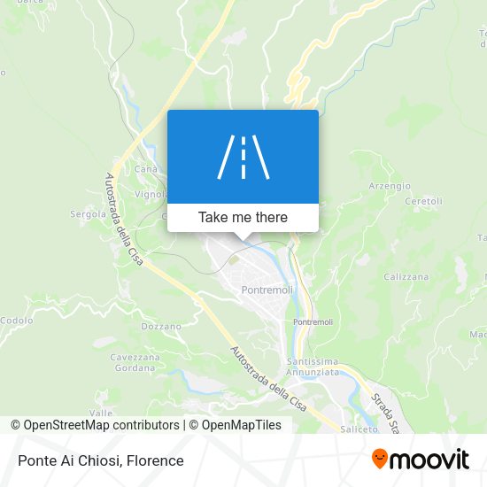 Ponte Ai Chiosi map