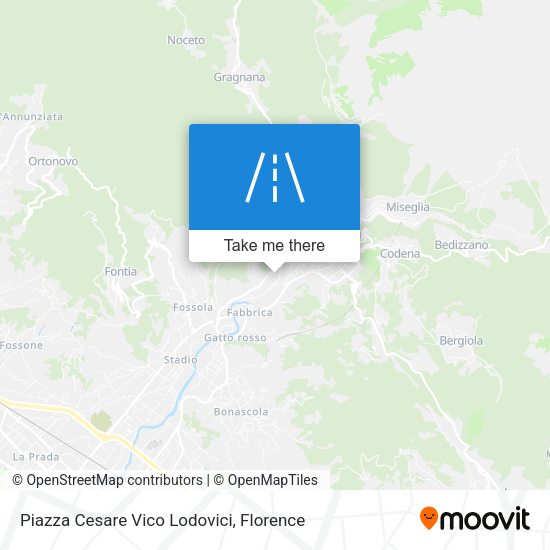 Piazza Cesare Vico Lodovici map