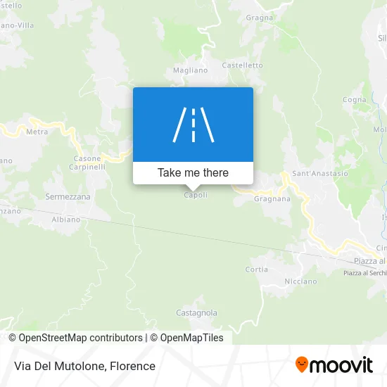 Del Mutolone Street map