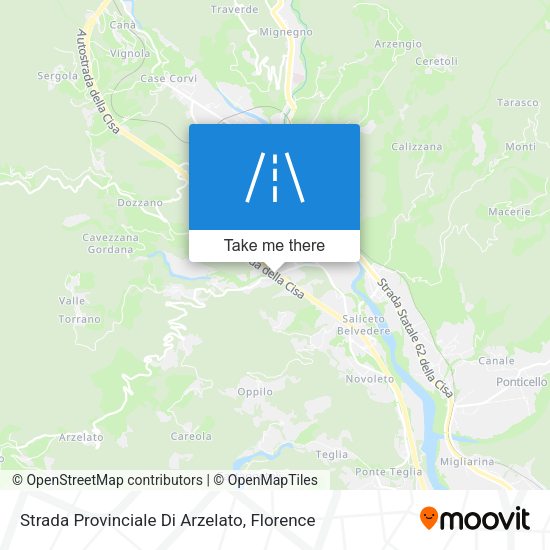 Strada Provinciale Di Arzelato map