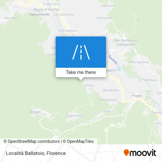 Località Ballatoio map