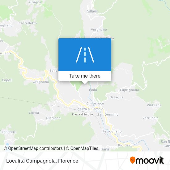 Località Campagnola map