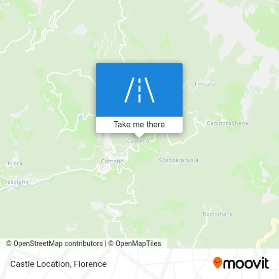 Castle Location map