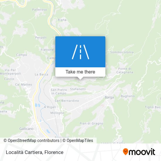 Località Cartiera map