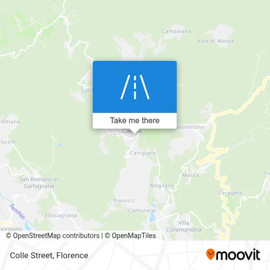 Colle Street map
