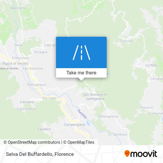 Selva Del Buffardello map