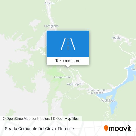 Strada Comunale Del Giovo map