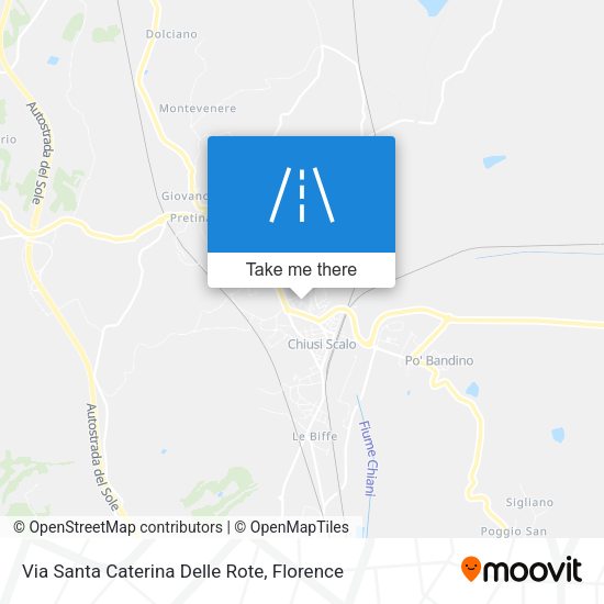 Via Santa Caterina Delle Rote map