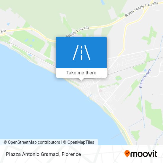 Piazza Antonio Gramsci map