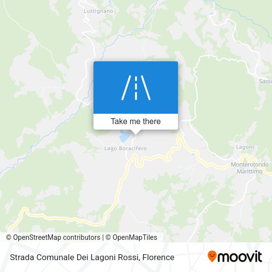 Strada Comunale Dei Lagoni Rossi map