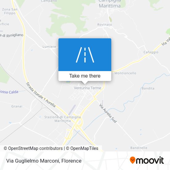 Via Guglielmo Marconi map