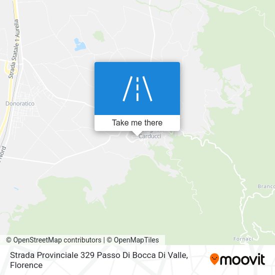 Strada Provinciale 329 Passo Di Bocca Di Valle map