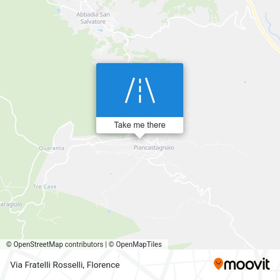 Via Fratelli Rosselli map