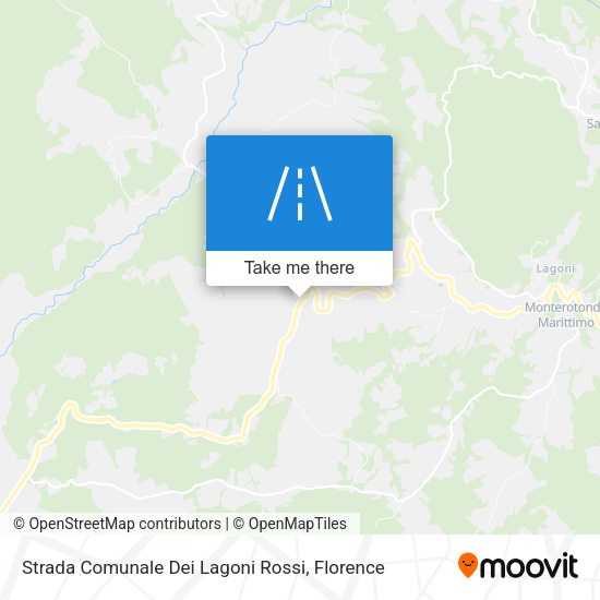 Strada Comunale Dei Lagoni Rossi map