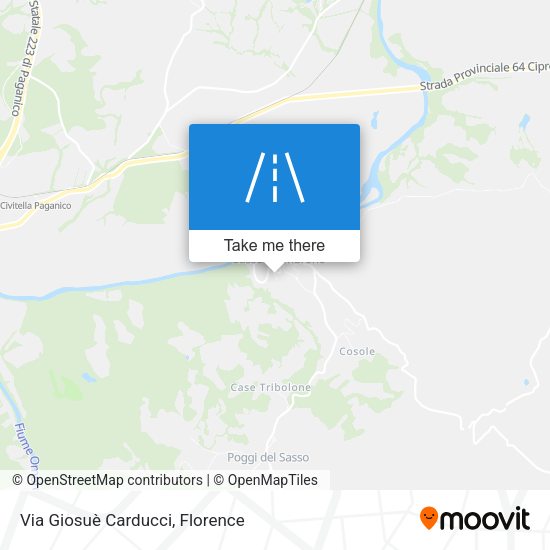 Via Giosuè Carducci map