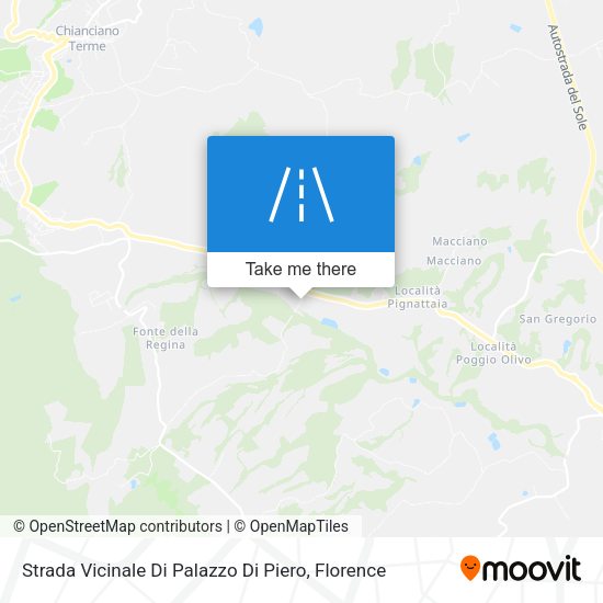 Strada Vicinale Di Palazzo Di Piero map
