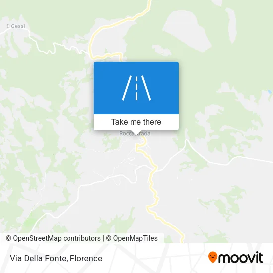 Via Della Fonte map