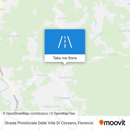 Strada Provinciale Delle Ville Di Corsano map