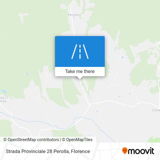Strada Provinciale 28 Perolla map